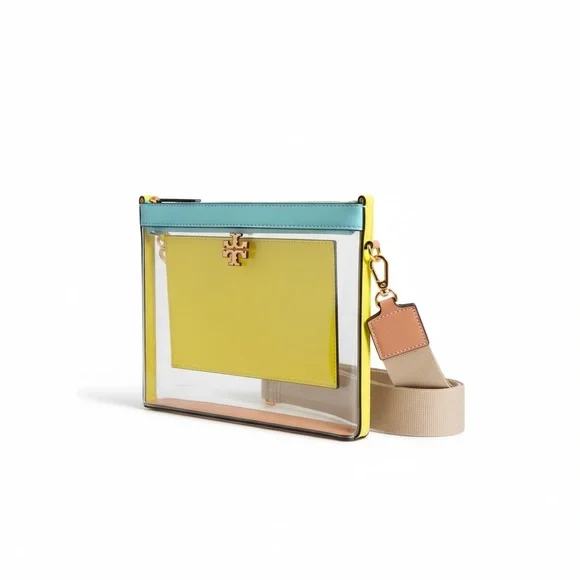 Tory Burch Blake Clear Swingpack Leather Crossbody Bag - Picture 2 of 4